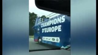 Eurocopa 2016: Francia tenía bus pero no pudo festejar [VIDEO]