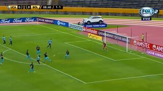 Gol Santiago Zamora para el 1-0 de la U. Católica vs. Bolívar en la Libertadores | VIDEO