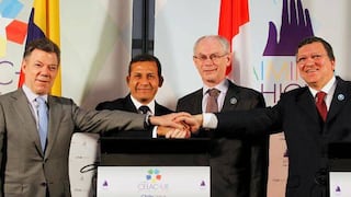Ollanta Humala llegó a Chile y se sumó a la Cumbre Celac-UE con un día de retraso