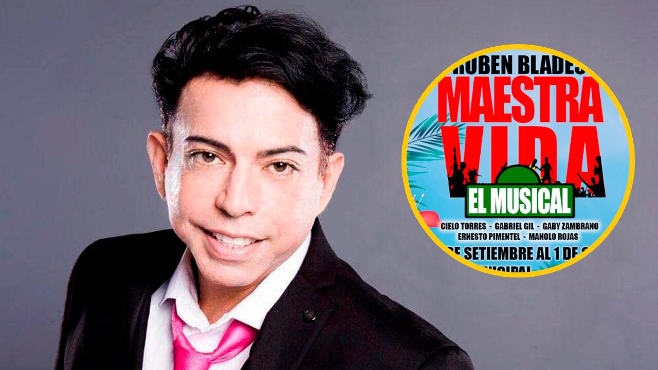 Ernesto Pimentel participará en el musical "Maestra vida" de Rubén Blades: "Canto, bailo y actúo" | Foto: Difusión