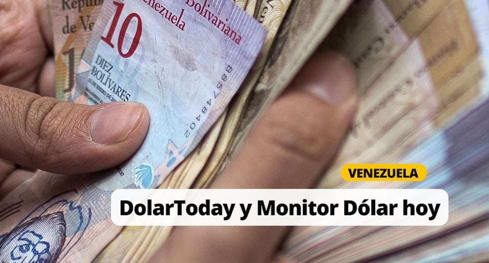 Dólar Today y Monitor Dólar en Venezuela | Tasa de cambio oficial, según el Banco Central de Venezuela | Foto: Diseño EC