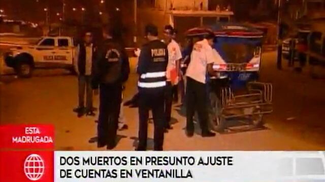 Ventanilla: sicario mató a dos jóvenes en el interior de mototaxi