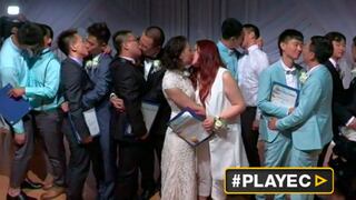 Homosexuales chinos se casaron en EE.UU. tras ganar concurso
