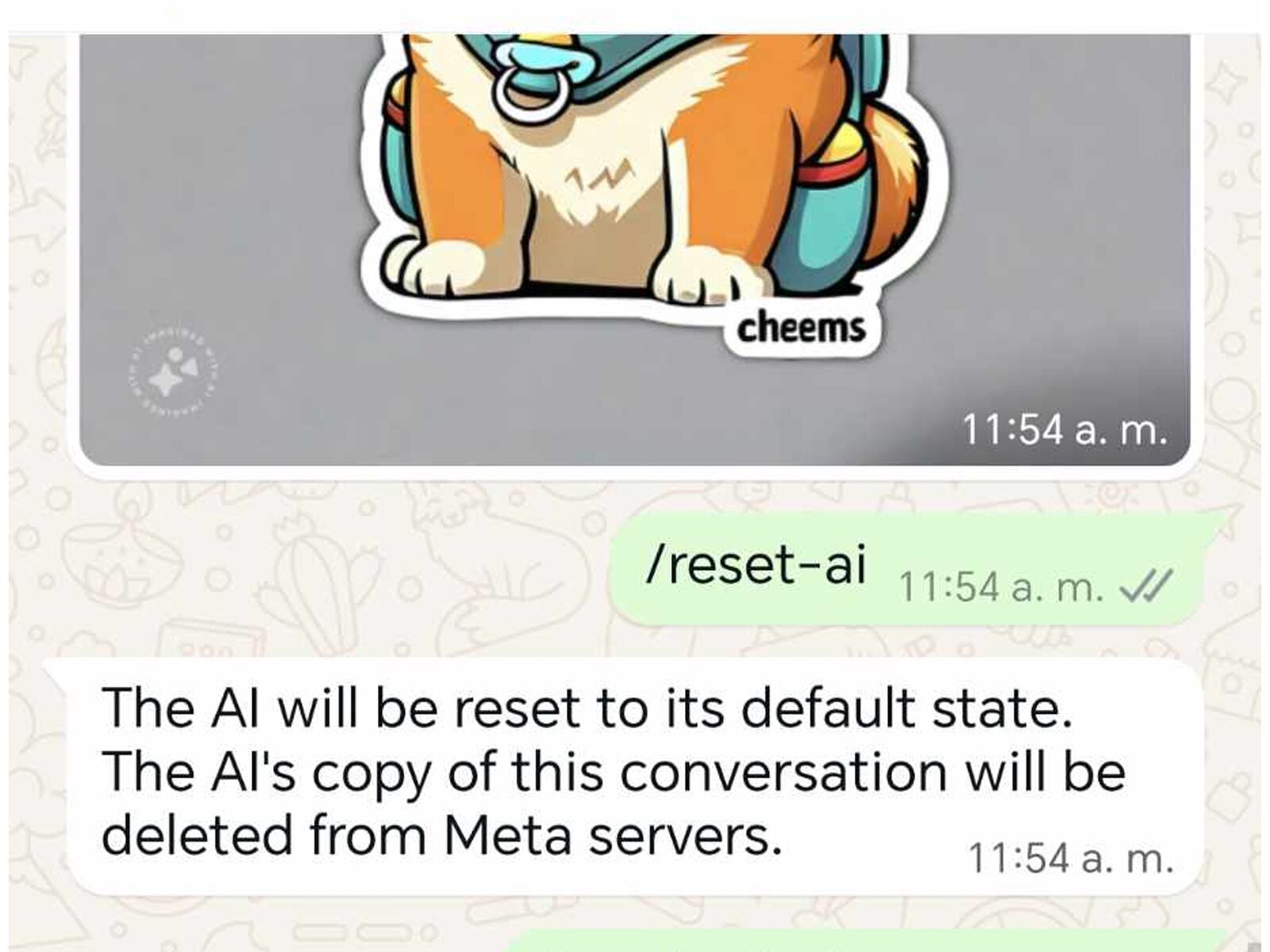 WHATSAPP | Con este comando podrás reiniciar la inteligencia artificial. (Foto: MAG - Rommel Yupanqui)