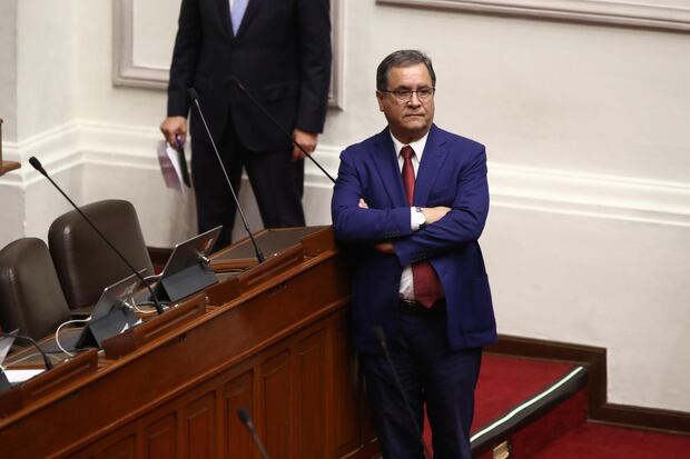 Luis Iberico fue presidente del Congreso en el último tramo del gobierno de Ollanta Humala. Recientemente fue asesor de Alejandro Soto en la Mesa Directiva. (Foto: Archivo GEC)