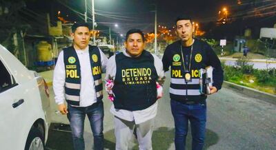 Policía detiene extorsionador en Comas: es hijo de uno de los fundadores de ‘Los Destructores’