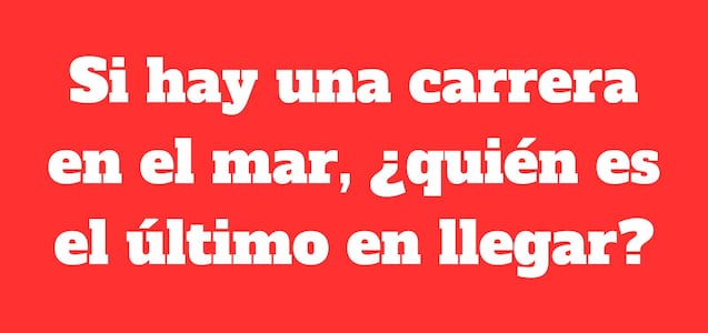 ¿Quién llegaría último si hay una carrera en el mar? Tienes 10 segundos para adivinar