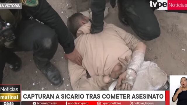 La Victoria: capturan a sicario extranjero momentos después de perseguir y matar a compatriota en la zona de Gamarra | VIDEO