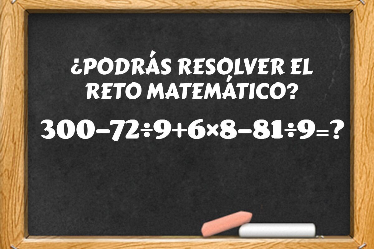 Este reto le ha sacudido la cabeza a muchos participantes que lo han intentado resolver sin calculadora o celular. (Imagen: Mag / Klipartz)