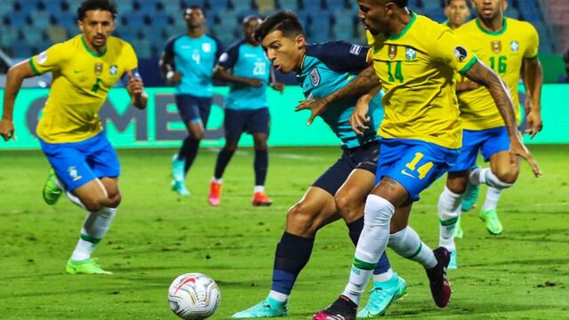 Ecuador empató 1-1 con Brasil y clasificó a cuartos de final de Copa América 