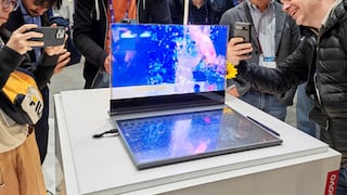 MWC 2024: así funciona la laptop de Lenovo con pantalla transparente | VIDEO