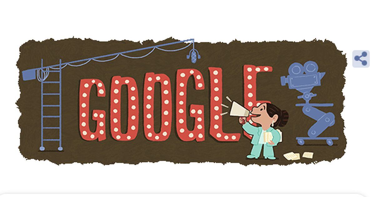 Google le rinde un homenaje a Matilde Landeta con un 'doodle' | Imagen: Google