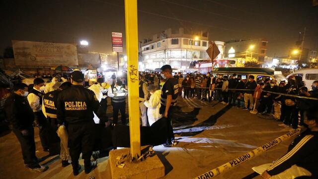 Puente Piedra: sicarios acribillan a mujer embarazada en paradero de la Panamericana Norte