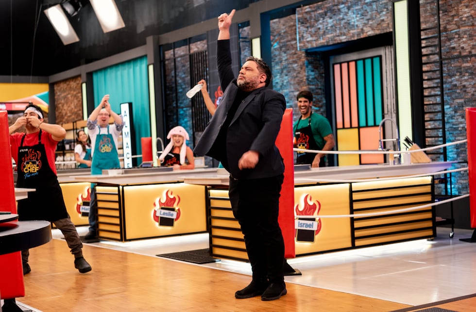 Javier Masías, dando su cuota de humor en el quinto día de vacacional de "El gran chef: Famosos".