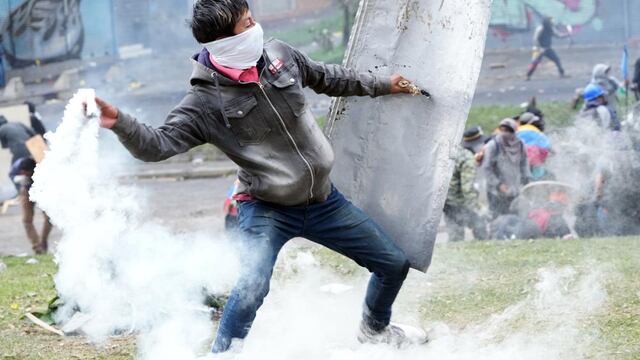 Última hora de las protestas y Paro Nacional en Ecuador: Fuertes choques entre manifestantes y policías cerca del Congreso 