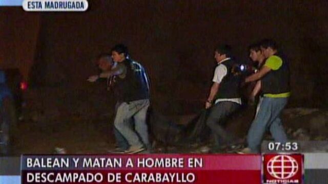Carabayllo: asesinan de cuatro balazos a hombre en descampado