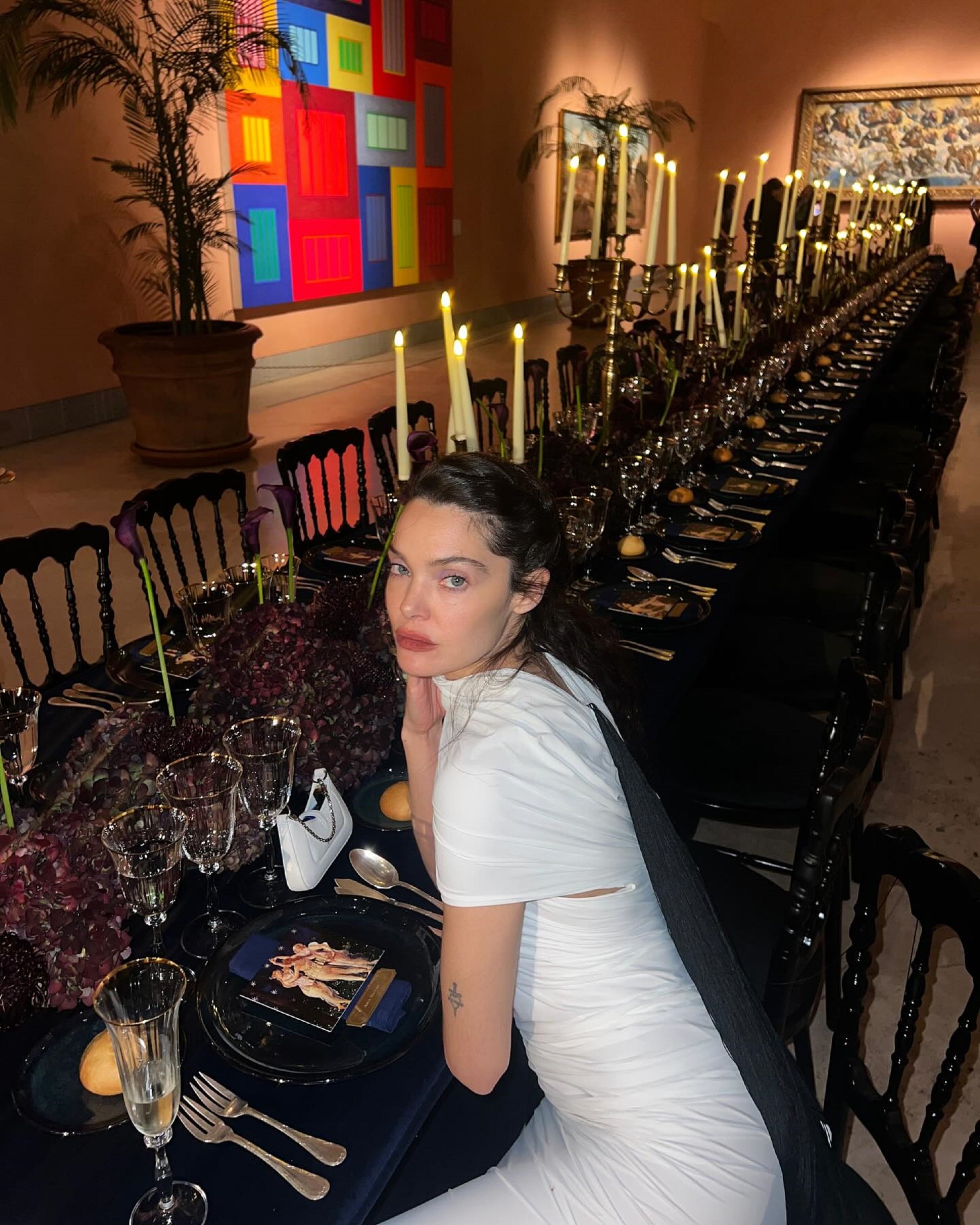 Ana Rujas, la actriz española que hace de Amparo 'La Gallega' Vilches en la serie "En el barro", en el Museo Thyssen-Bornemisza (Foto: Ana Rujas/ Instagram)