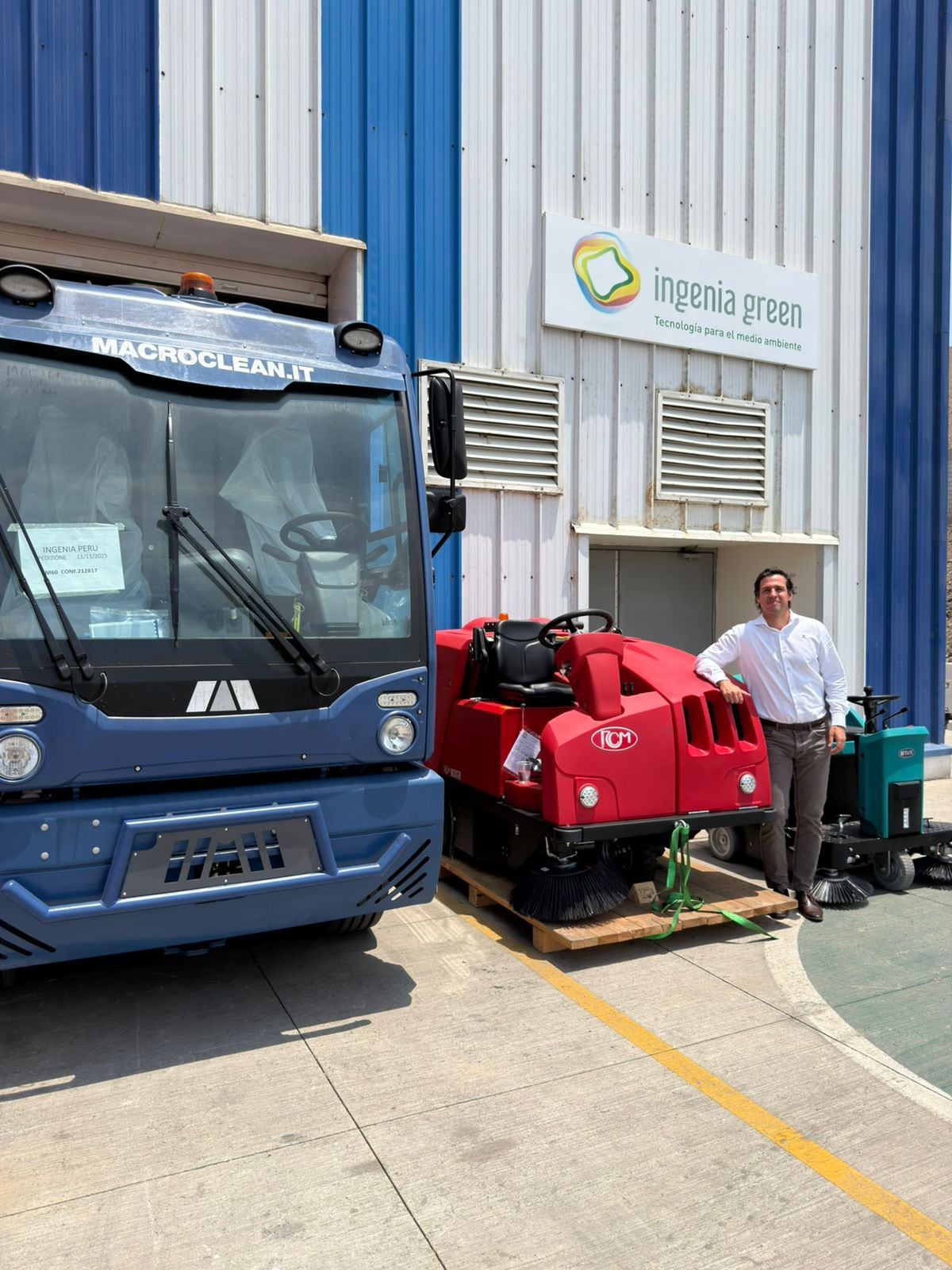 "A mediano plazo pensamos impulsar el negocio de alquiler de maquinarias", señala José Antonio Bañuelos.