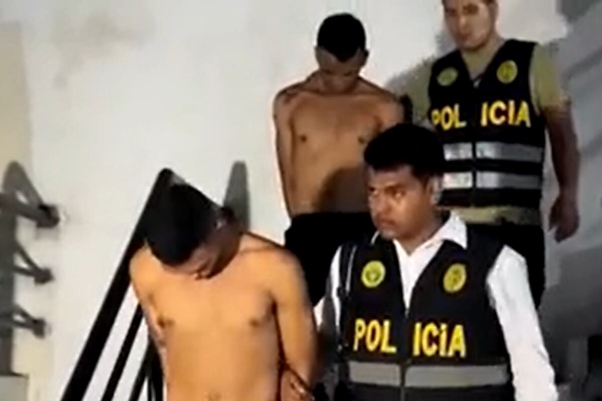 Sujetos fueron detenidos luego que las madres de los niños denuncien el secuestran. (Foto: Captura/América Noticias)