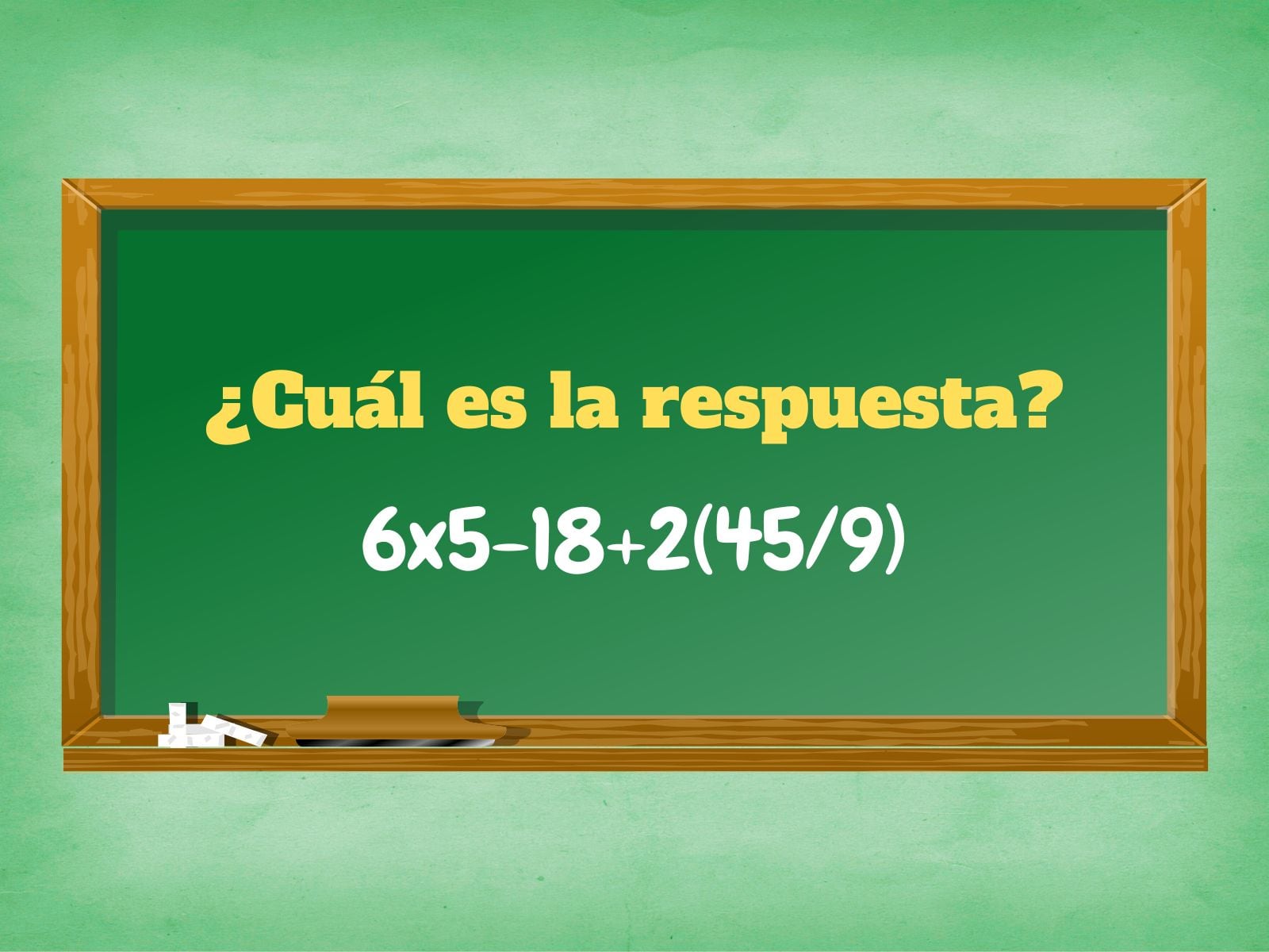 Reto matemático: Intenta desarrollarlo en cuestión de segundos. (Creación: Mag)