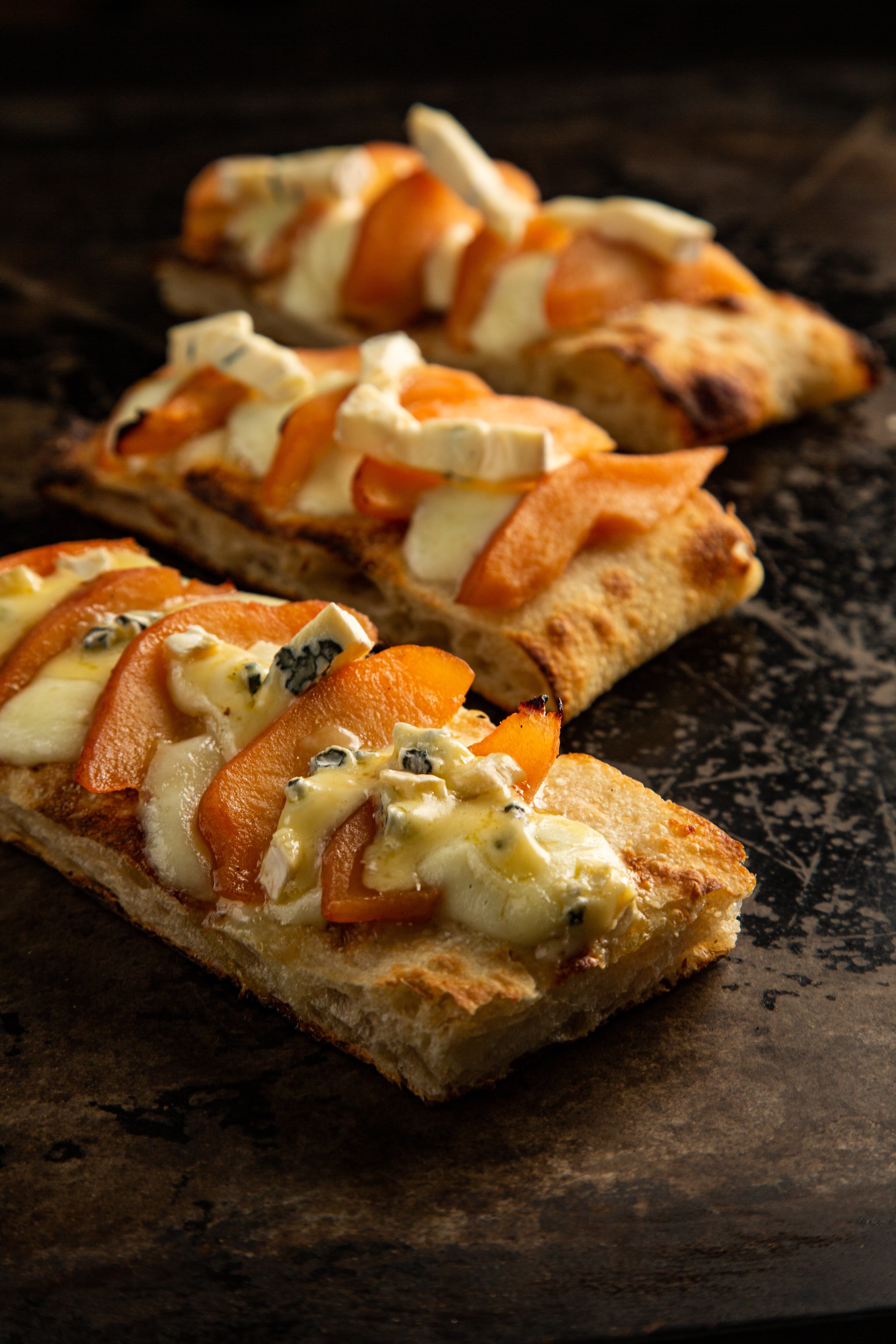 La nota dulce de esta pizza es la sorpresa. Fue una de nuestras favoritas de la experiencia.