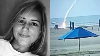 Quién era la mujer que murió al ser alcanzada por un rayo en plena playa de Cartagena