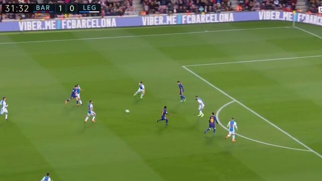 Lionel Messi y su doblete ante el Leganés tras perfecta asistencia de Coutinho