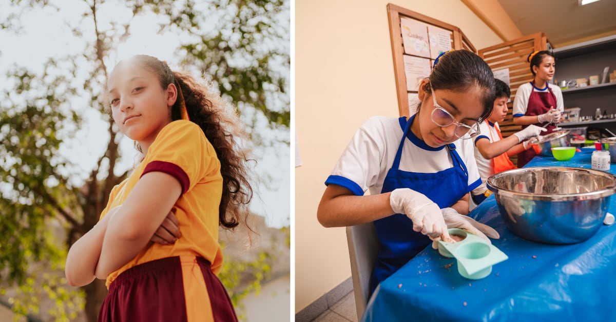 Enfocados no solo en configurar negocios económicamente sostenibles, estos jóvenes destacan por preocuparse en problemáticas sociales como la contaminación ambiental y la pobreza menstrual. (Foto: Plan Internacional)