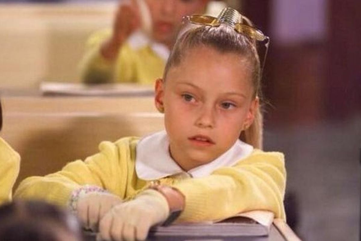 Natalia Juárez interpretó a la engreída Simoneta Molina, la niña rica y egoísta de la telenovela infantil (Foto: Vivan los niños / Televisa)