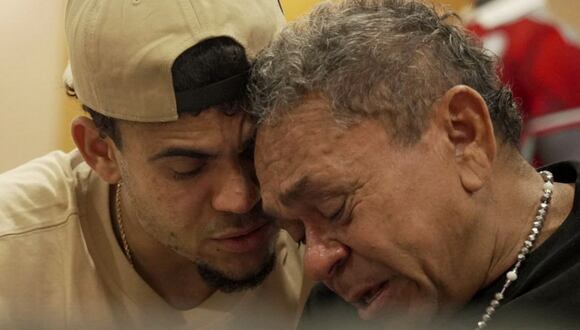 El emotivo reencuentro de Luis Díaz con su padre tras secuestro | Foto: AFP