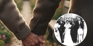 Por su extenso noviazgo, la pareja recibió dos Guinness World Records. (Crédito: @LongeviQuest / YouTube / Imagen creada por El Comercio MAG usando la IA de "Gemini")