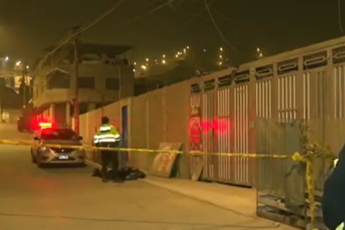 Presuntos sicarios atacaron a balazos a un grupo de amigos en Manchay. (Foto: Captura/América Noticias)