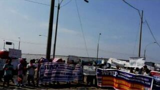 Callao: gran congestión en cruce de óvalo 200 Millas con Av. Faucett debido a protesta