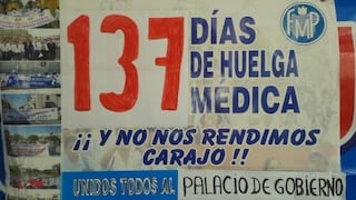 Médicos volvieron a chocar con policías a 137 días de la huelga