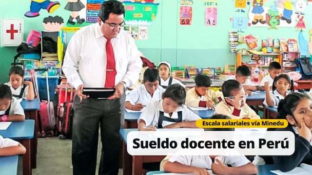 Lo último del sueldo docente en Perú este 2024