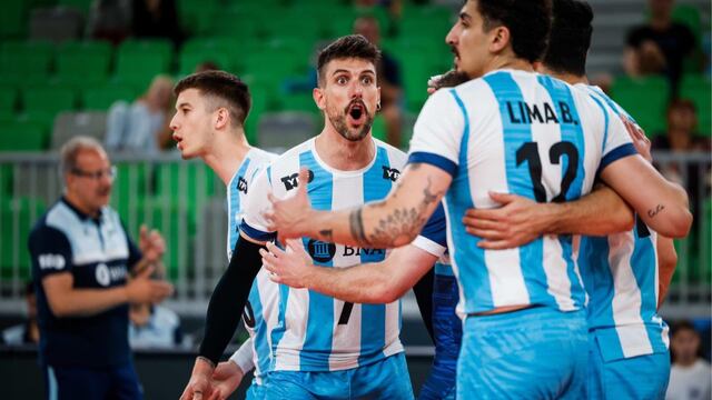 Argentina venció a Egipto y clasificó a octavos de final del Mundial de vóley masculino