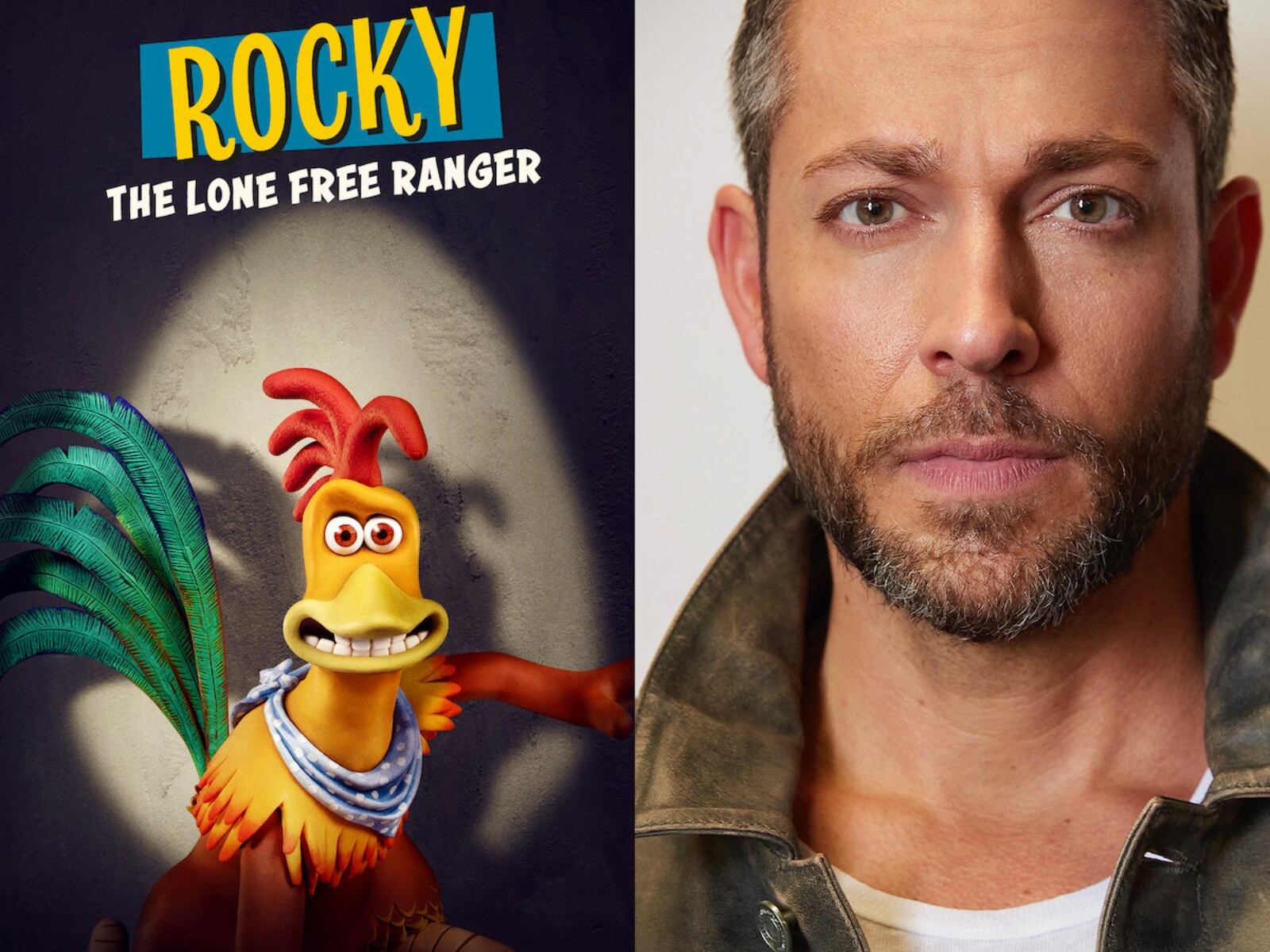 Zachary Levi como Rocky en “Pollitos en fuga: El origen de los nuggets” (Foto: Netflix)