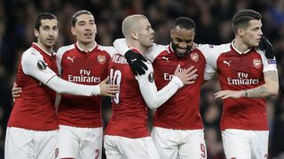 Arsenal goleó 4-1 al CSKA Moscú por la ida de cuartos de final de Europa League