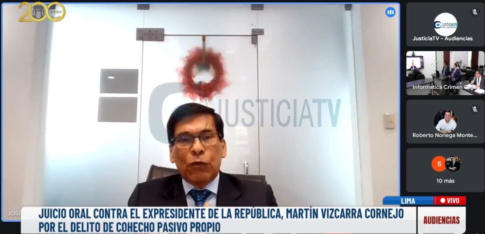 José Manuel Hernández, testigo en el juicio contra Martín Vizcarra.