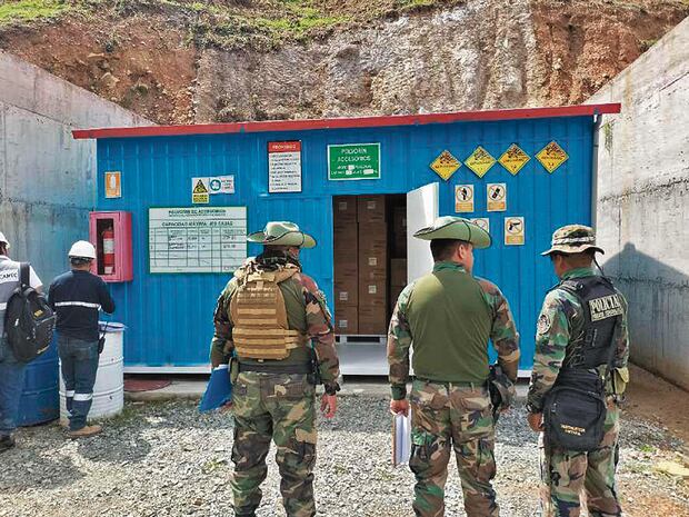 El 18 de abril, se fiscalizó el polvorín de Sara Briceño. Foto: Sucamec