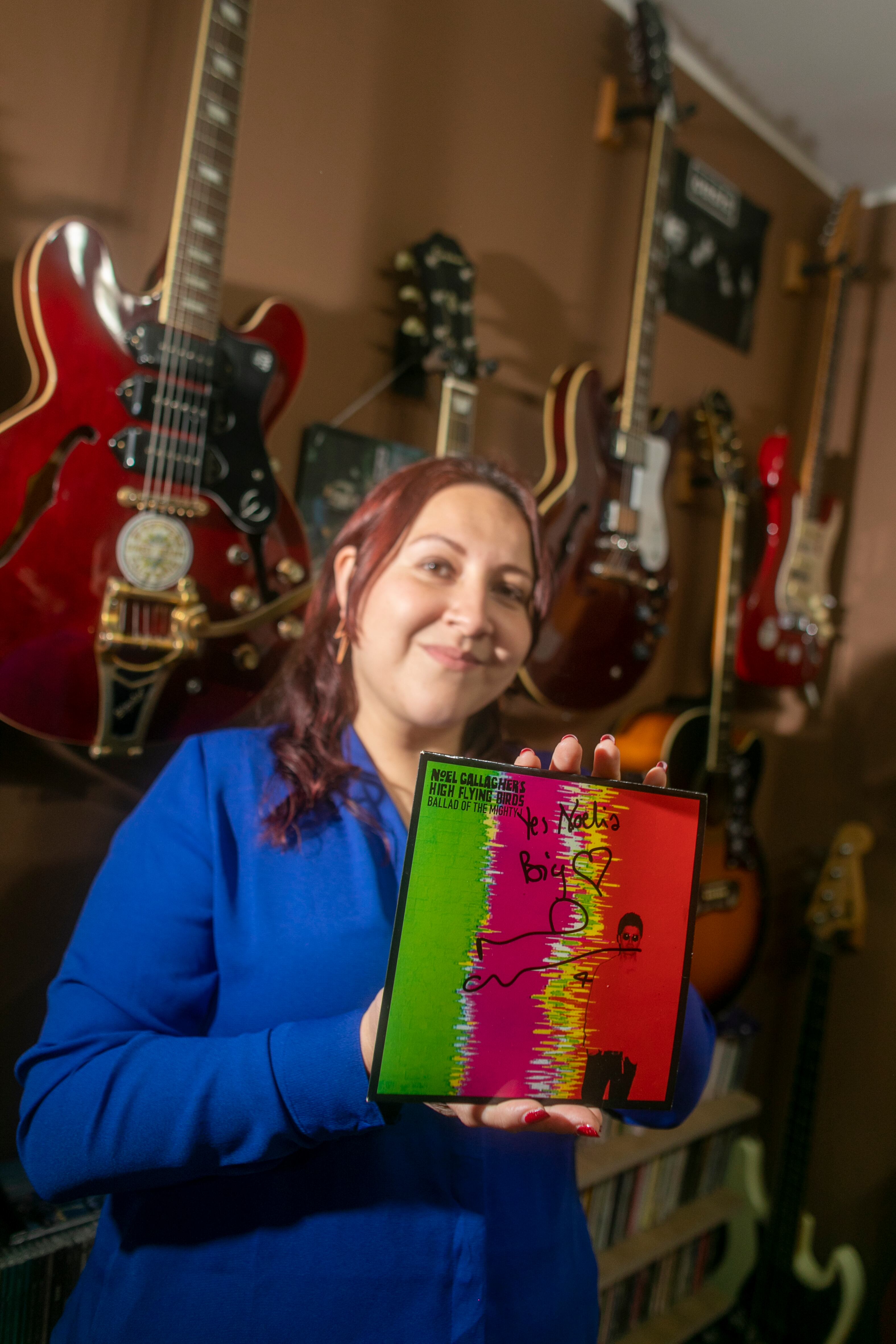 Noelia Zevallos ha viajado para poder conocer a los hermanos Gallagher. Foto: Giancarlo Shibayama.