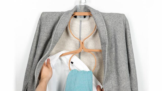 ¿Ropero lleno? Este colgador de ropa 'inteligente' lo soluciona