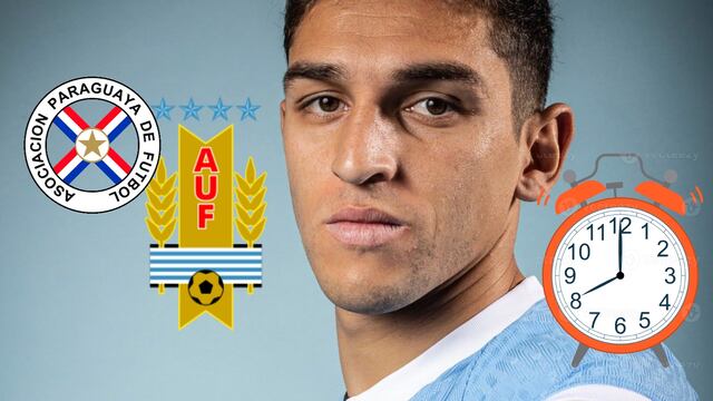 ¿A qué hora juegan Paraguay vs. Uruguay en vivo online por las Eliminatorias Sudamericanas?. FOTO: Composición EC / AUFTV
