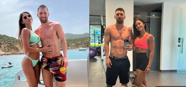 La foto de Lionel Messi con Antonela en el gimnasio que causa furor