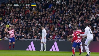 Por un codazo contra Rudiger: Correa fue expulsado en Atlético de Madrid | VIDEO