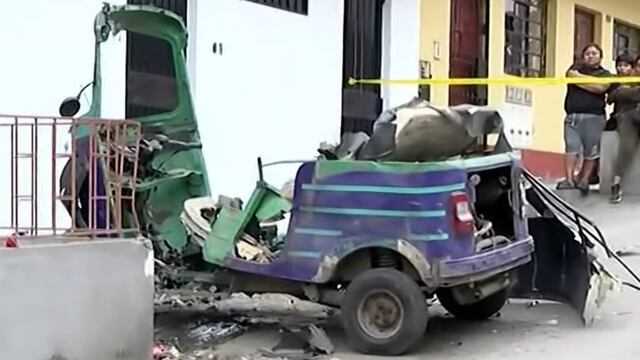 Independencia: detonan explosivo en el interior de una mototaxi