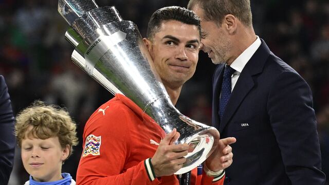 Así celebró Cristiano Ronaldo el nuevo título con Portugal: venció a España en la final de la UEFA Nations League