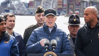 Biden visita puente de Baltimore y promete poner todo su empeño para la reconstrucción