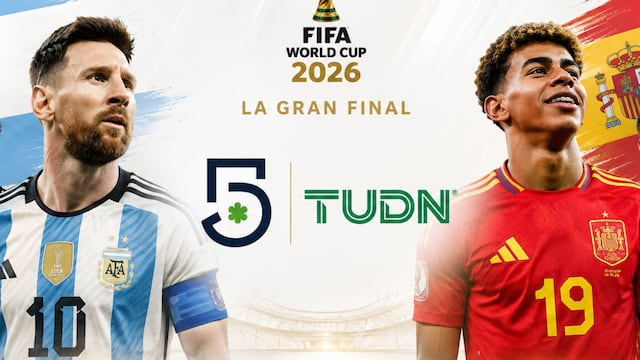 Canal 5 (TUDN) televisó el triunfo de España sobre Argentina en la gran final del Mundial 2026