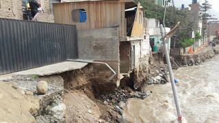Chosica: así quedaron casas afectadas por desviación del Rímac